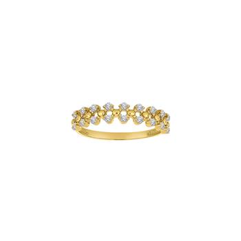 8kt. guldring m/cz, von Siersbøl