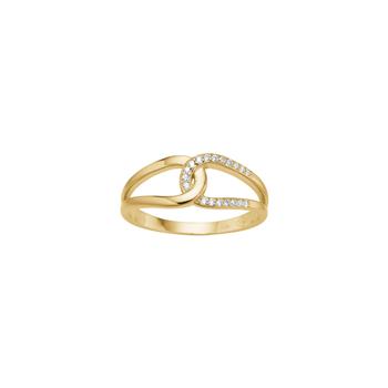 8kt. guldring m/cz, von Siersbøl