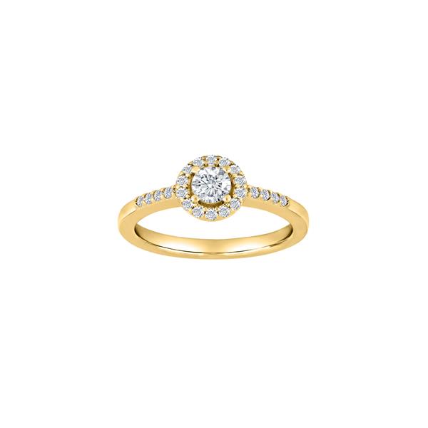 Forgyldt sølv ring ELLENOR B 7mm Str.52, von Joanli Nor