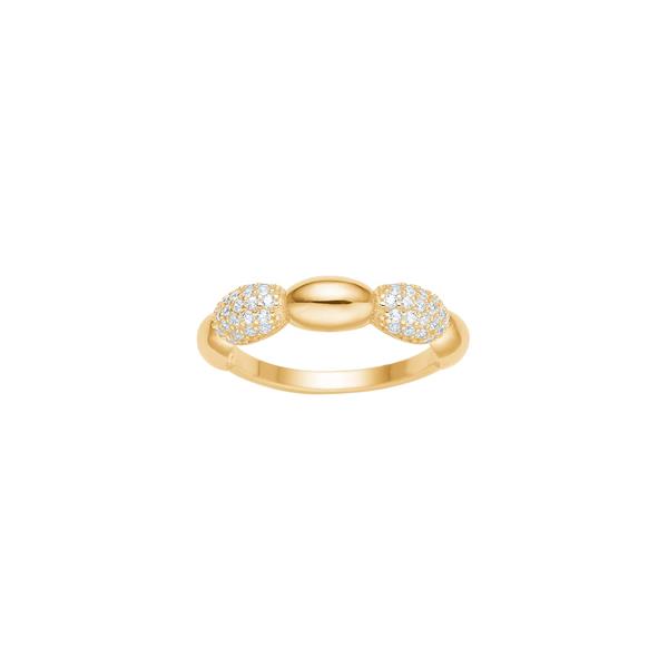 Forgyldt sølv ring REBECCANOR str. 56, von Joanli Nor