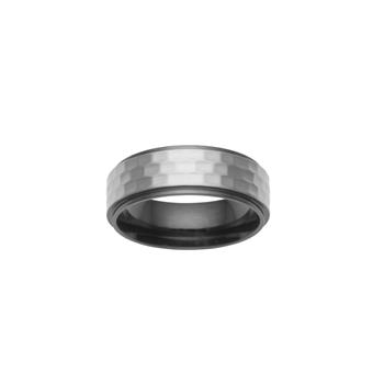 SON stål ring med IP black str. 70, von Son of Noa