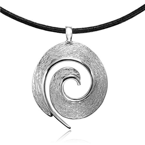 Spiral vedhæng i sølv, von Blicher Fuglsang