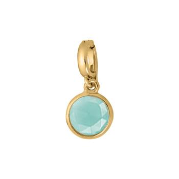 Klips til armbånd med aqua calcedon, von Blicher Fuglsang