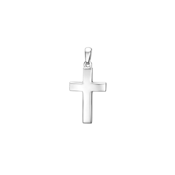 SØLV KORS 14 X18 MM, von Aagaard