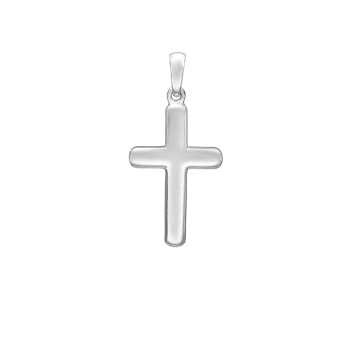 SØLV KORS 14 X 21,5 mm, von Aagaard