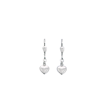 SØLV ØREHÆNGER M/HJERTE, von Aagaard