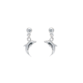 SØLV ØRESTIK M/ STIK DELFIN, von Aagaard