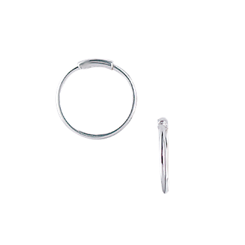 SØLV CREOL 17,5 MM , TRÅD 1MM MASSIV M/V, von Aagaard