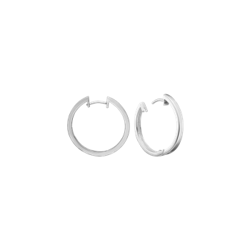 SØLV CREOL 14MM TRÅD 3MM M/KLAPLÅS, von Aagaard