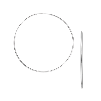 SØLV CREOL 55 MM, TRÅD 1,2 MM M/VIPPELÅS, von Aagaard