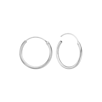 SØLV CREOL 19MM, 1,5MM TRÅD M/VIPPELÅS, von Aagaard