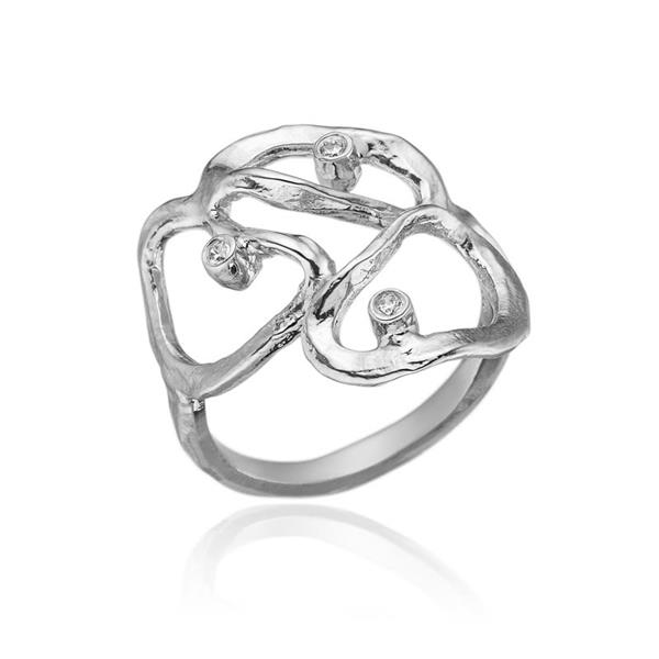 Skøn ring med Zirkonia, von Blicher Fuglsang