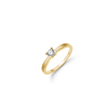 ETERNITY 14KT D.RING 1X0,25CT WSI 4/GRAB, von Aagaard