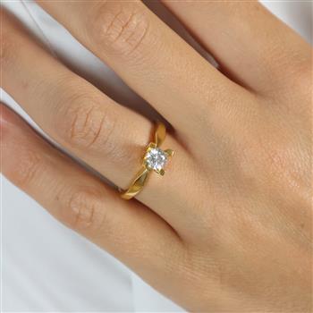 ETERNITY 14KT D.RING 1X0,50CT WSI 4/GRAB, von Aagaard