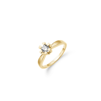 ETERNITY 14KT D.RING 1X0,40CT WSI, von Aagaard