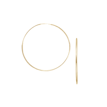 14KT CREOL 40MM, TRÅD 2MM M/VRIDLÅS, von Aagaard