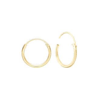 14KT CREOL 14,5 MM, TRÅD 1,2MM M/VIPPELÅ, von Aagaard