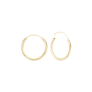 14KT CREOL 17,5MM, TRÅD 1,2MM M/VIPPELÅS, von Aagaard