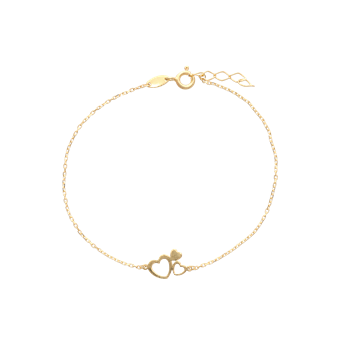 armbånd med 3 hjerter , von Aagaard