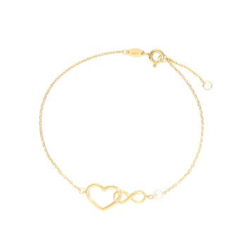 armbånd med hjerte og uendelighedstegn , von Aagaard