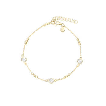 Armbånd kugler og CZ, von Aagaard