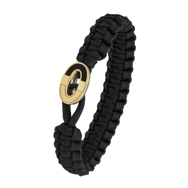 FSTS sort armbånd m forg lås 08, von Aagaard