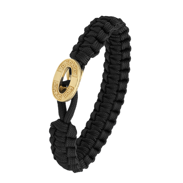 FSTS sort armbånd m forg lås 10, von Aagaard