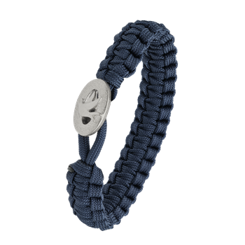 FSTS blåt armbånd m sølv lås 01, von Aagaard