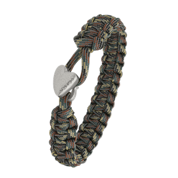 FSTS camouflage armbånd m sølv lås 05, von Aagaard