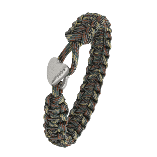 FSTS camouflage armbånd m sølv lås 05, von Aagaard