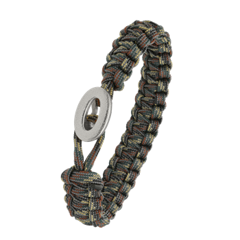 FSTS camouflage armbånd m sølv lås 06, von Aagaard