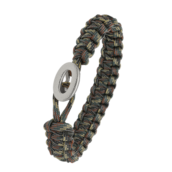 FSTS camouflage armbånd m sølv lås 06, von Aagaard