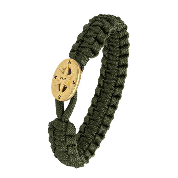 FSTS grønt armbånd m forg lås 09, von Aagaard