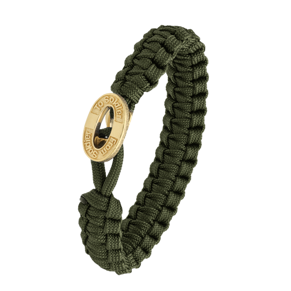 FSTS grønt armbånd m forg lås 10, von Aagaard