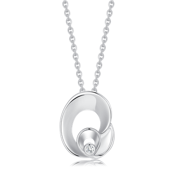 Sølv halskæde, von Støvring Design