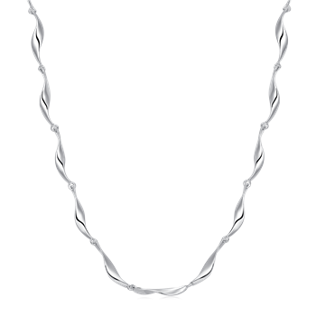 Sølv collier rhodineret, von Støvring Design