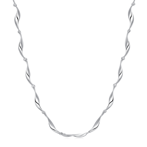 Sølv collier rhodineret, von Støvring Design