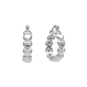 Øreringe hjerte creol, von Aagaard