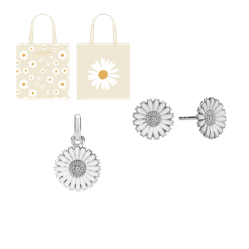 Marguerit sæt i Sølv, von Aagaard