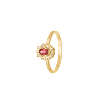 Ring, 8k, Rubin/Diamanter, von Aagaard