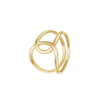 Ring, Løkke, forg sølv, von Aagaard