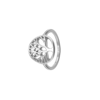 Dame ring, Livets træ, sølv, von Aagaard