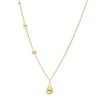 Forgyldt sølv halskæde DROPS52, von Nordahl