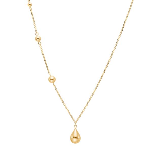 Forgyldt sølv halskæde DROPS52, von Nordahl