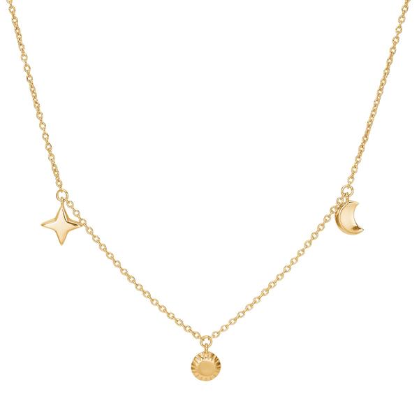 Forgyldt sølv halskæde UNIVERSE52, von Nordahl