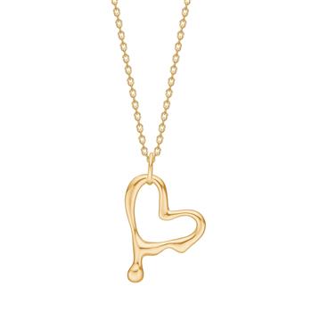 Forgyldt sølv halskæde FLUID52, von Nordahl