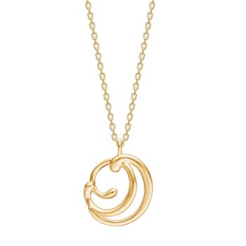 Forgyldt sølv halskæde AURA52, von Nordahl