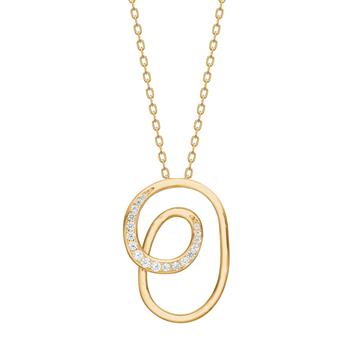 Forgyldt sølv halskæde RUELLENOR, von Joanli Nor