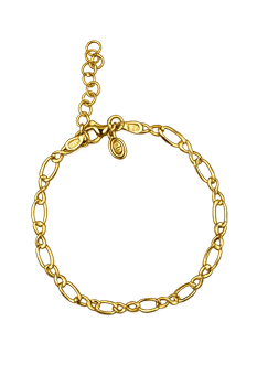 Armbånd sølv forgyldt evig, von L&G