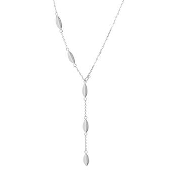 Rhd. sølv halskæde LEAVES52, von Nordahl